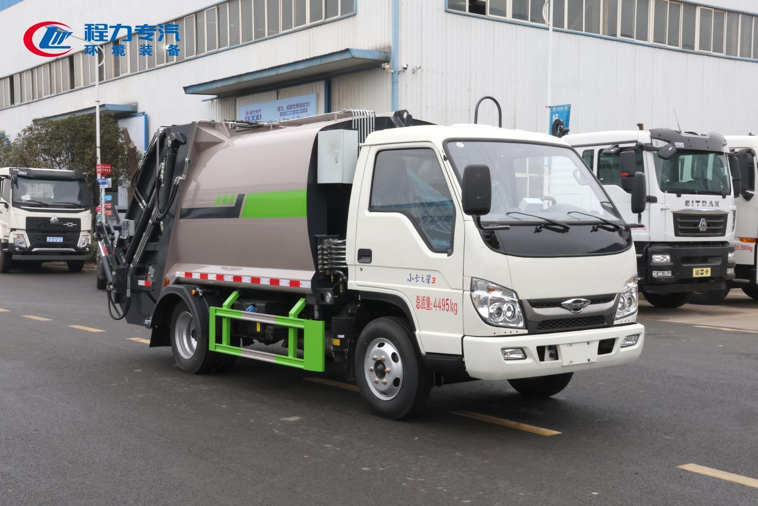 (5方)福田蓝牌压缩垃圾车